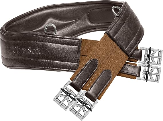 Kieffer Leather saddle girth Ultrasoft 472/52959 Brown 120 cm