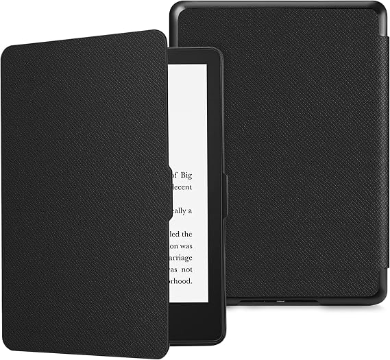 Fintie Slimshell Case for 6.8" Kindle Paperwhite 11th Gen 2021, Black
