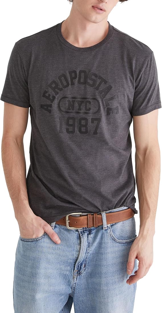AEROPOSTALE Men's Arch 1987 Graphic Tee