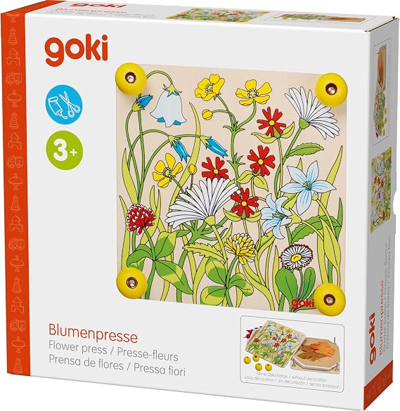 Goki Flower Press Spring Meadow Game
