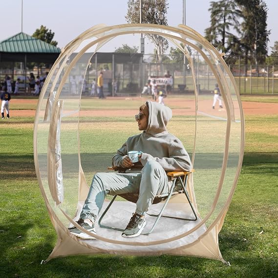 EighteenTek Sports Pod, Pop-Up Sports Tent & Weather Tent for Outdoor Games, Cold Weather, 4