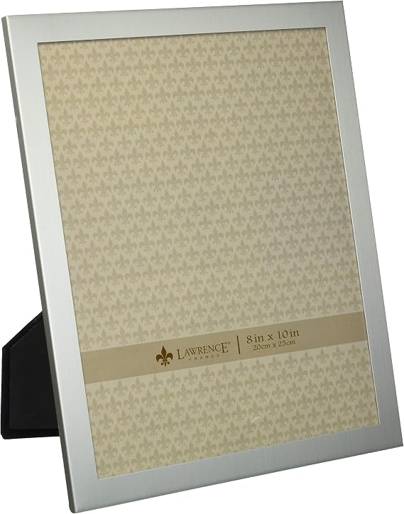 Lawrence Brushed Silver Metal Photo Frame 8x10 inch 230180