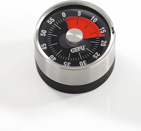 Gefu "Optico Timer, Stainless Steel, Multi-Colour, 6.1 cm