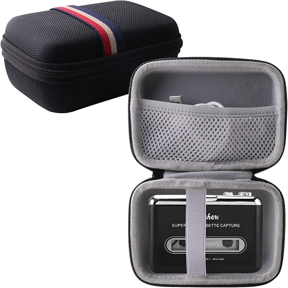 Hard Carrying Case Compatible with Reshow Cassette Player Portable Tape Player(only case)