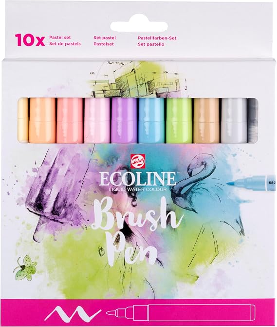 talens Ecoline Pastel 10 Colours