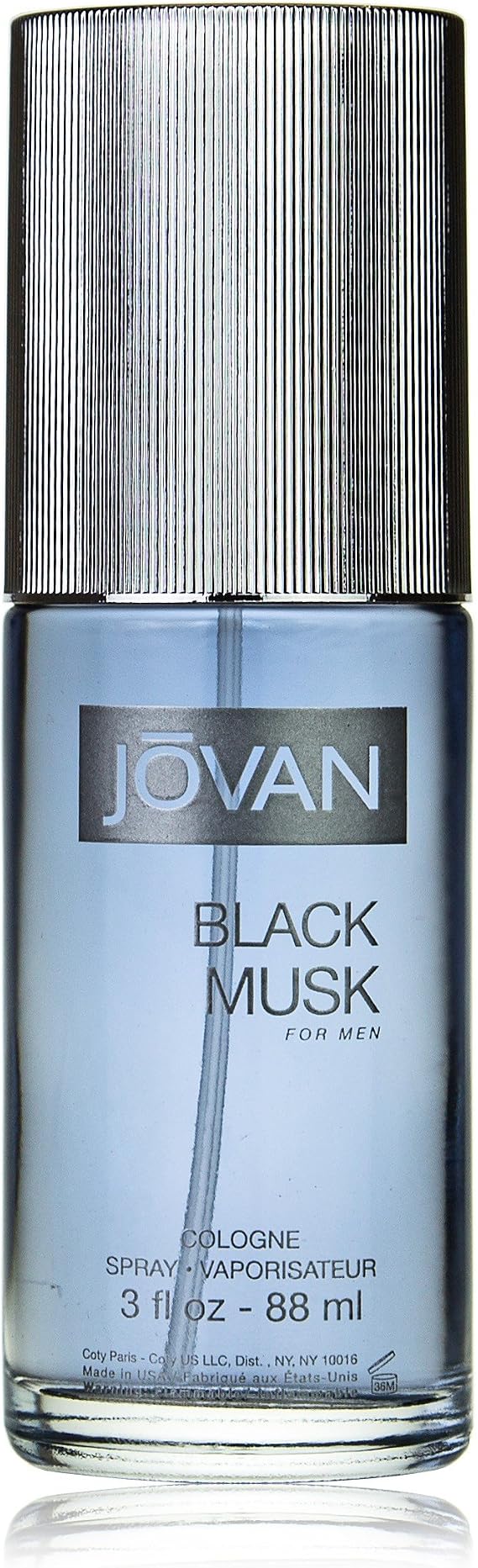 Jovan Black Musk Eau De Cologne Spray for Men, Multicolor, 3 Fl Oz
