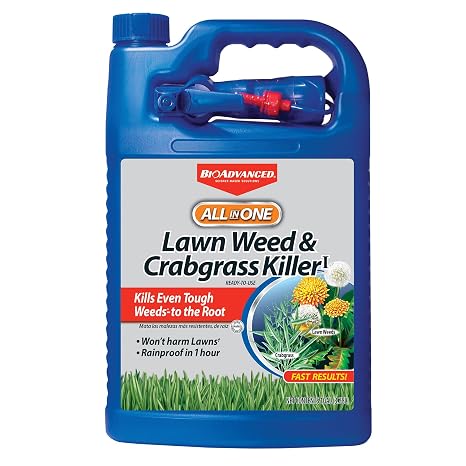 BioAdvanced All-In-One Lawn Weed and Crabgrass Killer I, Ready-to-Use, 1 Gal | Ready-to-Use