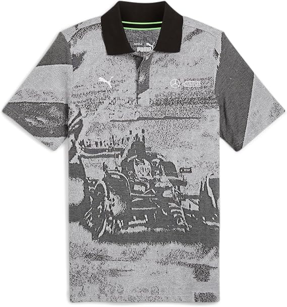 Puma Men's Mercedes Amg Pertronas Formula 1 Jacquard Polo