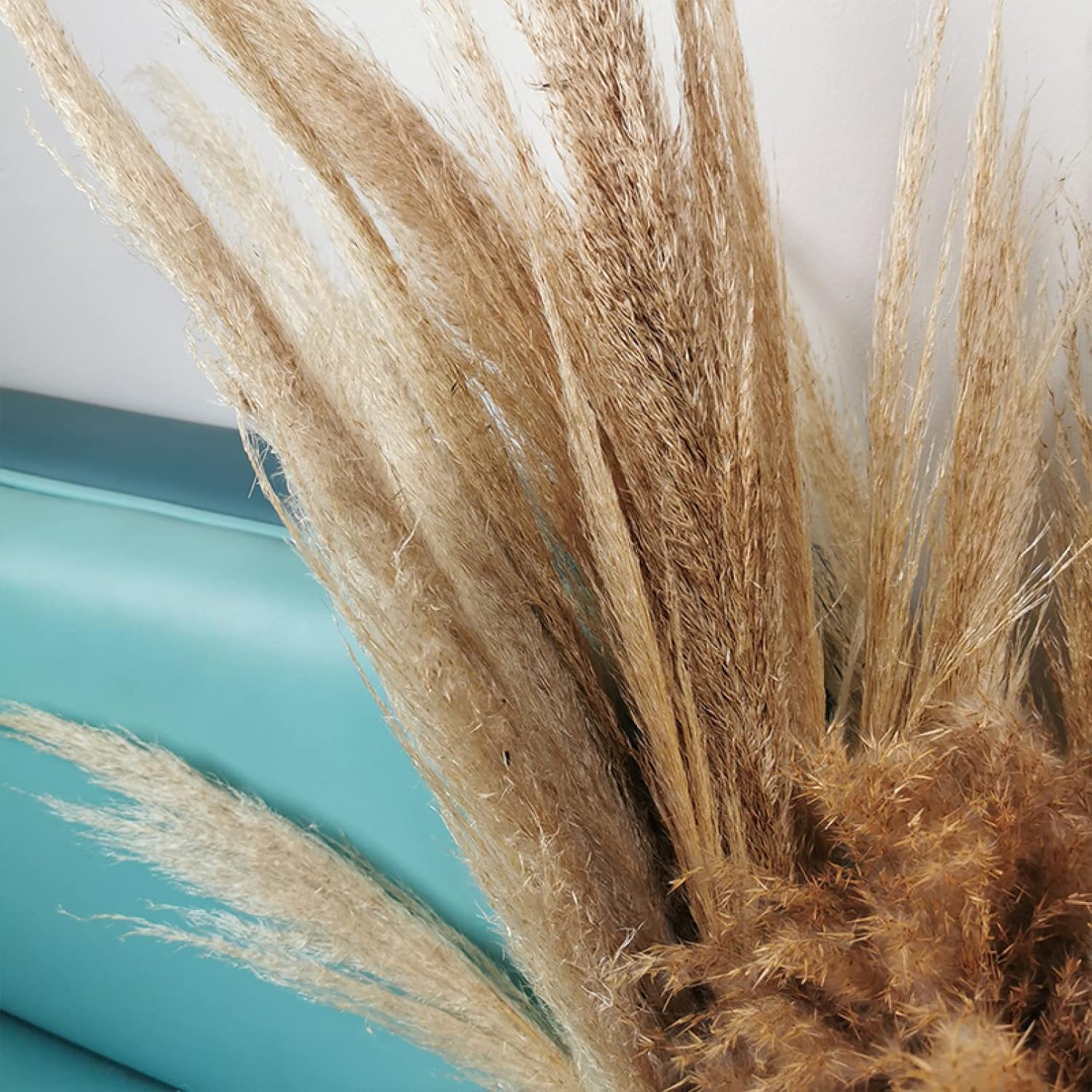 20-50 Pcs Artificial Large Pampas Grass Dried Flowers Plants for Wedding Home Decor Floral Arrangements Garden Decoration