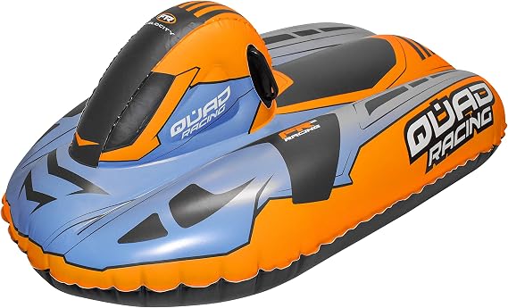 CocoNut Outdoor- 50 Inflatable Snowmobile Sleds- Heavy Duty Snow Sleds with Sturdy Handles for Kids, Teens and Adults-Cold Resistant Toboggans -Lightweight Tubes for Boys and Girls