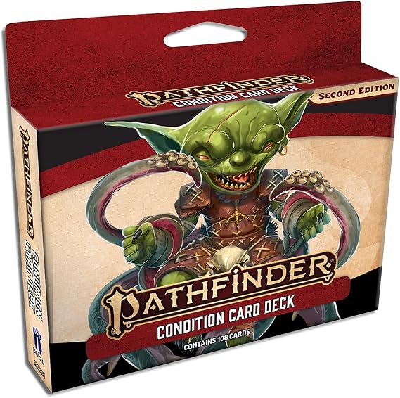 Pathfinder Condition Card Deck, 110 Full-Color Reference Cards