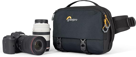Lowepro Trekker Lite SLX 120, Compact Camera Backpack with Tablet Pocket, Camera Bag for Full Frame Mirrorless, Tripod Attachment, Water Bottle Holder, Black