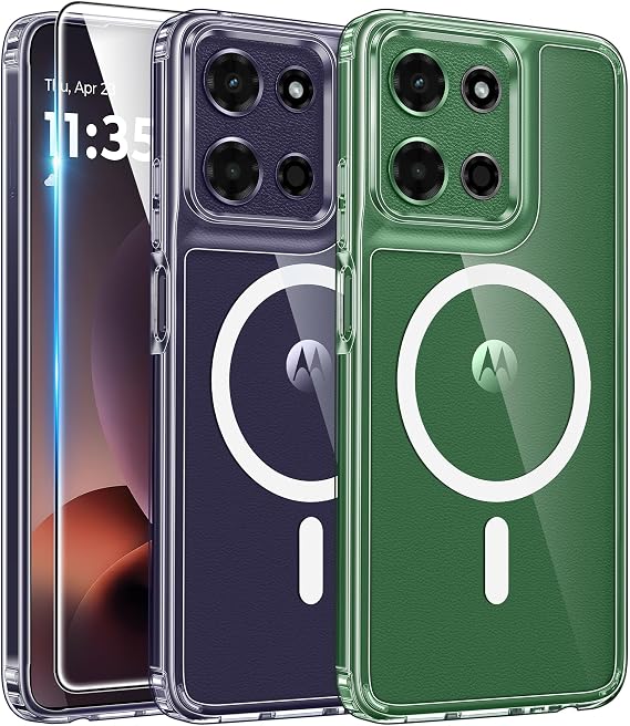 FNTCASE for Motorola Moto G-Power-2026/2025 Case Clear Magnetic Phonecase