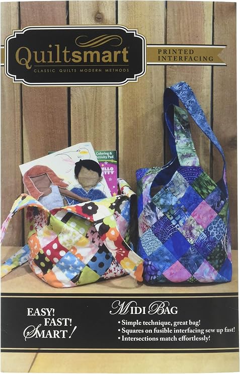 Midi Bag Fun Pack - Pattern and Printed Interfacing by Quiltsmart