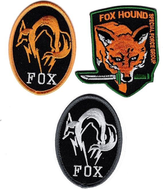 Fox Hound Special Force Group Ghost 3pcs Hook Patch