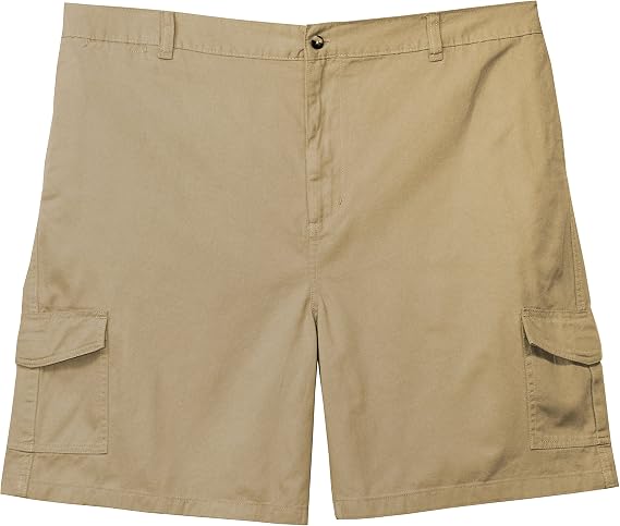 Falcon Bay Big Mens Side Elastic Twill Cargo Short