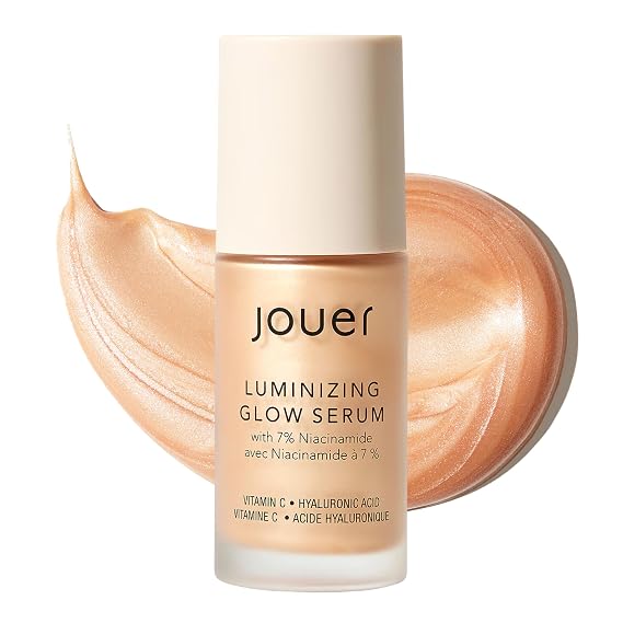 Jouer Luminizing Glow Drops Serum with 7% Niacinamide | Mix 23 Drops With Moisturizer or Foundation For A Summer Glow, Use With or Without Makeup, 1 fl oz