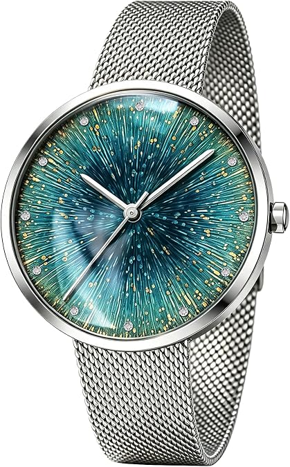 Bisley 36mm Watch for Women Art Dial Easy to Read
