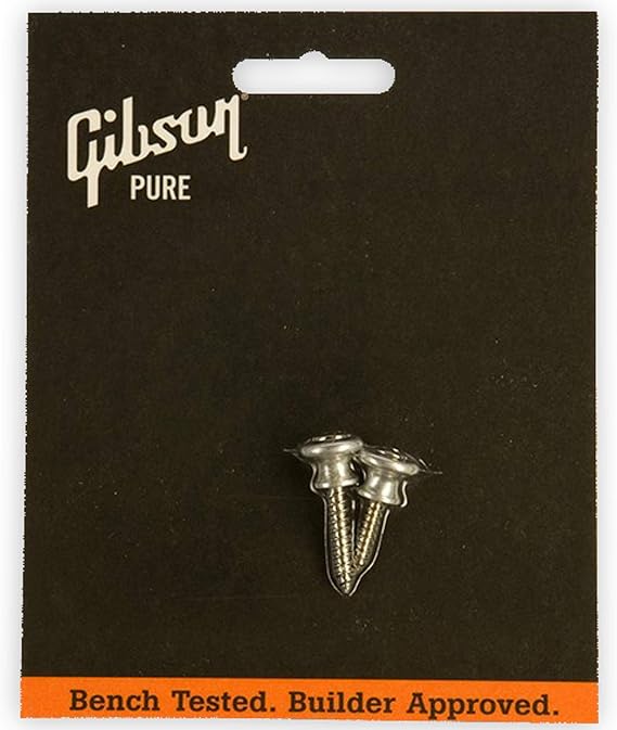 Gibson Gear PREP-020 Strap Buttons 2 per Pack, Aluminum