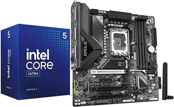 Micro Center CPU Motherboard Combo DDR5 mATX lga1851 mobo Processor Bundle