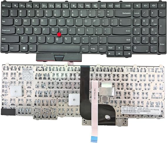 US Non-BacklitKeyboard Replacement for Lenovo Thinkpad P50 P51 P70 P70s P71