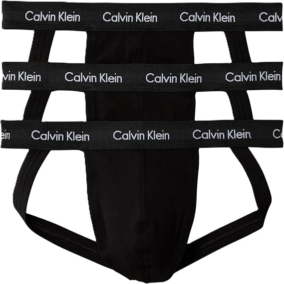 Calvin Klein mens Cotton Stretch 3-pack Jock Strap