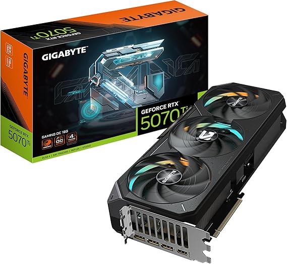 Gigabyte Vga Nvidia 16gb Gddr7 Rtx5070ti Gaming Oc Gv-n507tgaming Oc-16gd