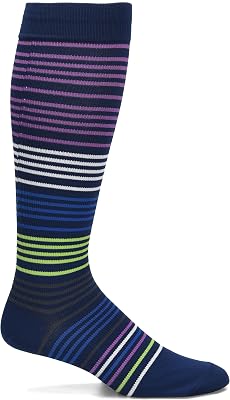 Nurse Mates Mens Socks | 12-14 mmHg Compression | Over The Calf | Comfort Support