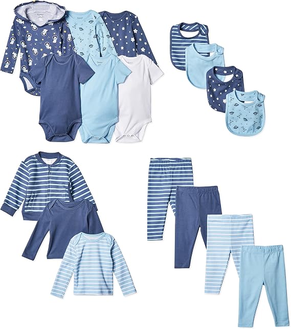 Hanes Ultimate Baby Flexy-17 Piece Cool Weather Essentials Set
