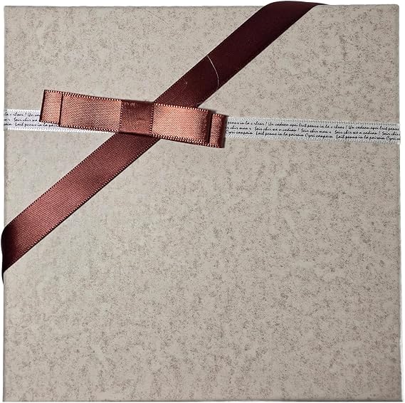 Promosyonca Hediye Kutusu, İç İçe 3 Farklı Ebat, Kare, 19x19x9 cm (Kahverengi)