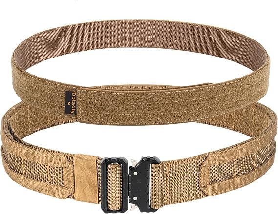 1.75" Tactical MOLLE Battle Belt with Quick Release Buckle 1.5" Inner Belt