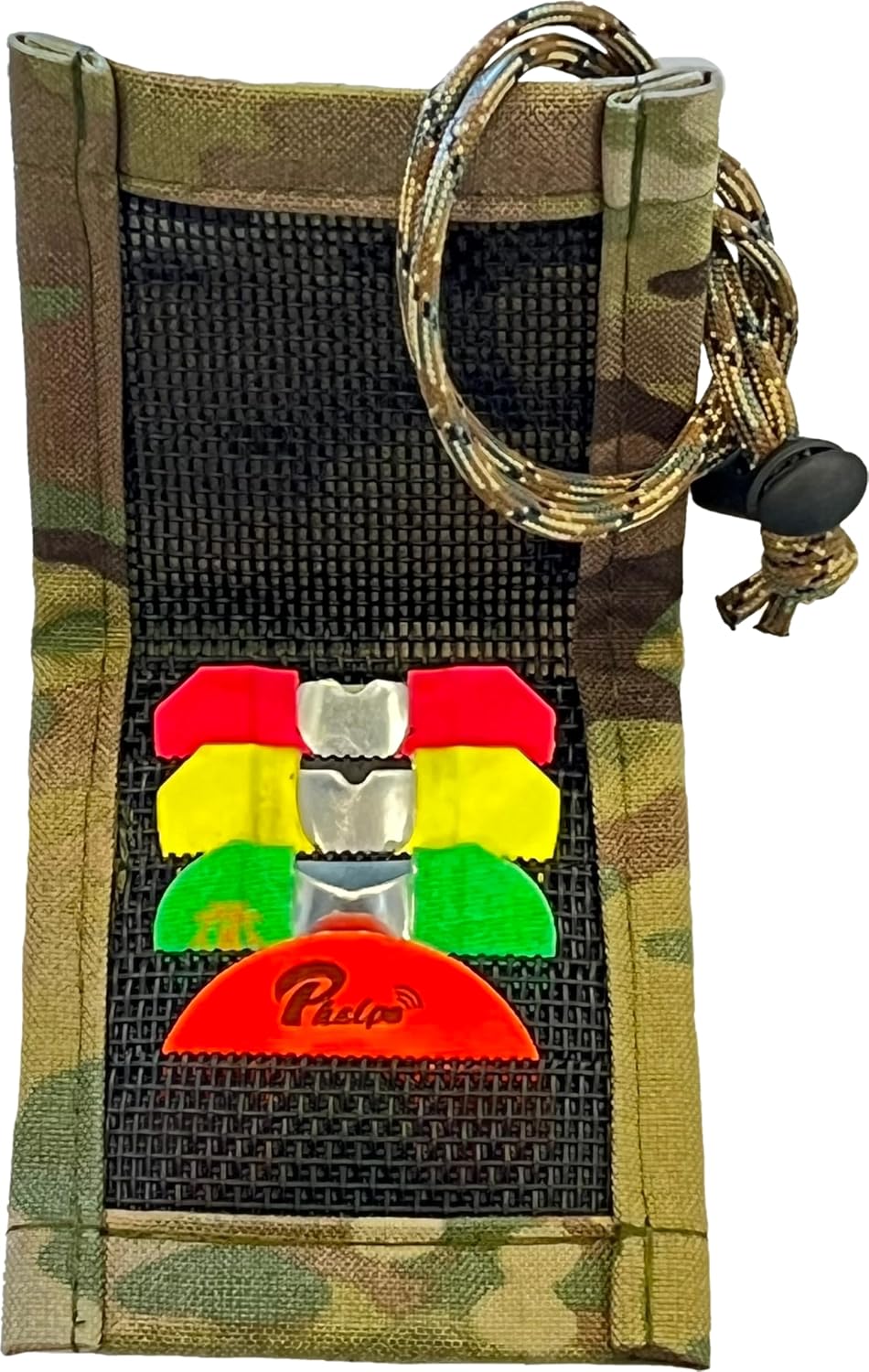Reed Quiver Express – Mouth Call Holder for Elk & Turkey | Magnetic Flap Reed Organizer Attaches to Backpack, Bino Harness, or Worn with Neck Lanyard