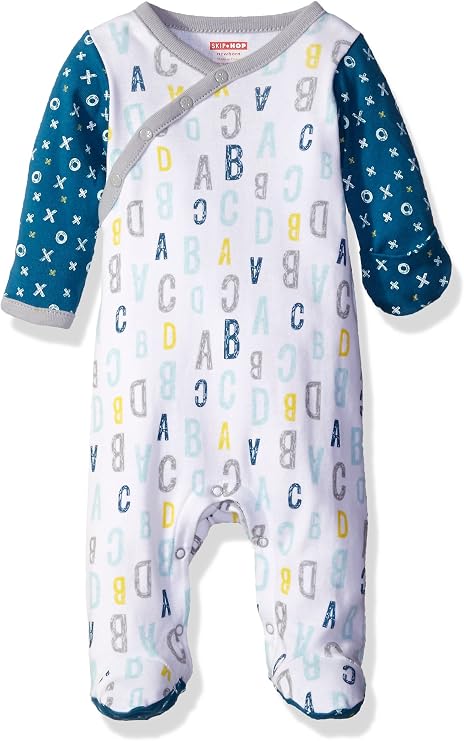 Skip Hop baby-boys Boys' Side-snap Long Sleeve Footie