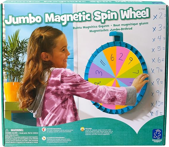 Educational Insights Jumbo Magnetic Spin Wheel