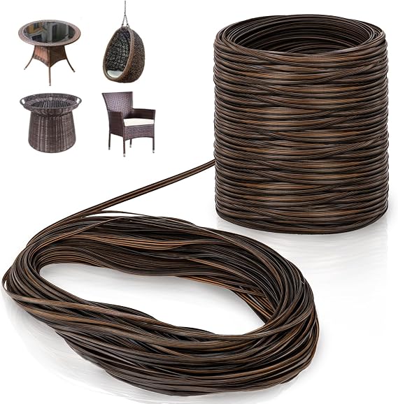 Covzoe 459Ft Wicker Repair Kit, Rattan Patio Chair Sofas Repair Supplies