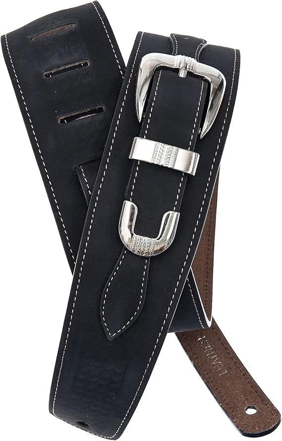 D'Addario Accessories Leather Guitar Strap