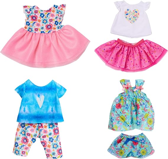 Baby Alive Mix N' Match Outfit Set, Fits Most 12" - 14" Dolls, Doll Not Included, Pretend Play, Kids Toys for Ages 3 Up by Just Play