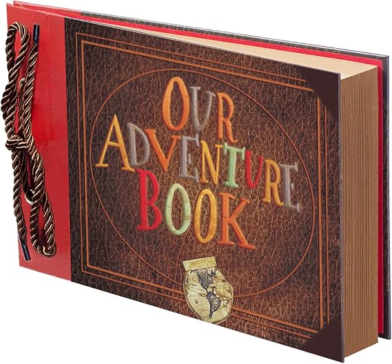 Pulaisen Our Adventure Book Pixar Up Handmade DIY Family Scrapbook,Great Gift for Thanksgiving Day, Christmas, Anniversary, Family Memory,Wedding,Birthday,Valentines Day... (Adventure Book)