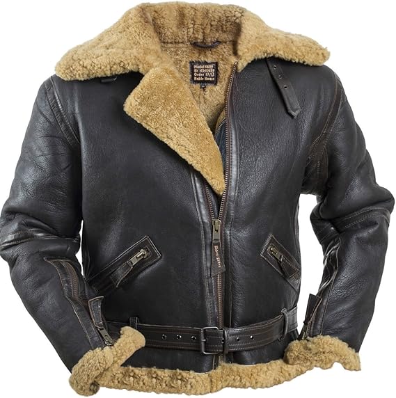 Noble House R.A.F Sheepskin Bomber Flight Jacket