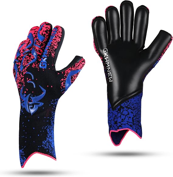 Soccer Goalkeeper Goalie Gloves Kids Youth and Adult Provide Extreme Strong Control and Grip, Breathable and Comfortable Soccer Gloves,High Performance Goalkeeper Glove Equipment