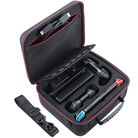 Travel Carrying Case Compatible with Nintendo Switch & Switch OLED Model