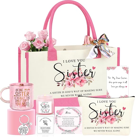 Sister Gifts, Christmas Mothers Day Birthday Gifts for Sister from Sisters
