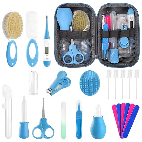 Qunlions life Baby Care Kit for Newborns 25 Pieces Improved Safety Baby Care Kit Newborn Nursery Health Care Kit Baby Care Products