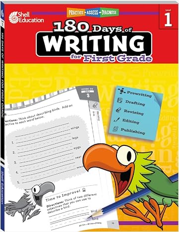 180 Days: Writing for First Grade: Practice, Assess, Diagnose