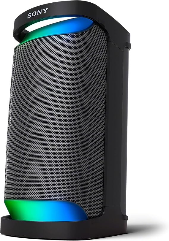 Sony SRS-XP500 X-Series Wireless Portable-BLUETOOTH-Karaoke Party-Speaker IPX4 Splash-resistant with 20 Hour-Battery,Black