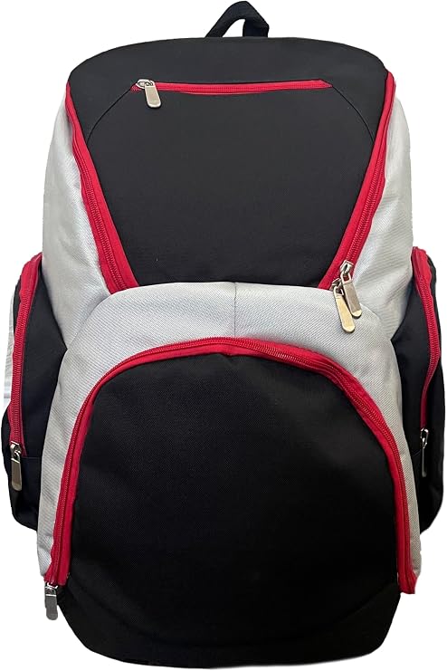 Arriba Multi-Sport Backpack with Ball Compartment, Multiple Pockets,