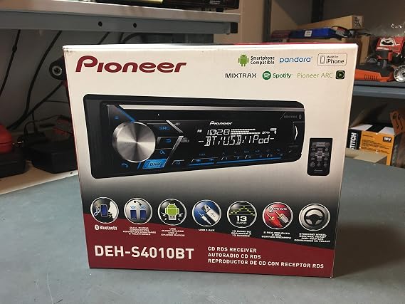 Pioneer DEH-S4010BT CD Receiver with Pioneer ARC App Compatibility, MIXTRAX and Built-in Bluetooth
