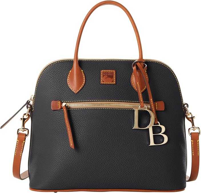 Dooney & Bourke Handbag, Pebble Grain Large Domed Satchel