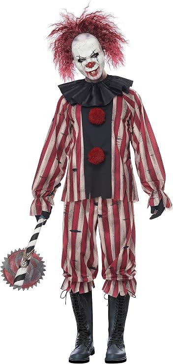 California Costumes Mens Nightmare Clown Adult Sized Costumes