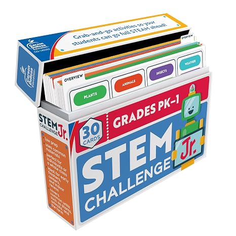Carson Dellosa STEM Challenges, Hands-On, Science Kits, Ages 4-7